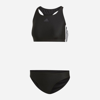 Strój kąpielowy dwuczęściowy damski Adidas Fit 2Pc 3S DQ3315 44 Czarny (4060515169100)