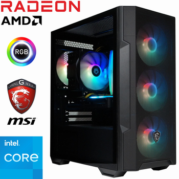Комп'ютер MSI Core i5 13400F / RX 570 8ГБ / 32ГБ DDR5 / SSD 1TБ M.2 PCIe