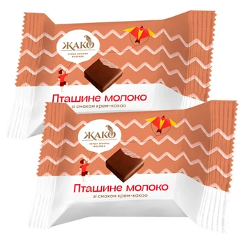 Цукерки Жако Пташине молоко зі смаком крем-какао 3 кг