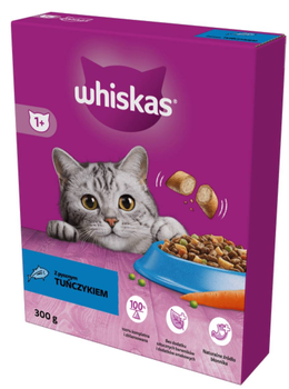 Sucha karma dla kotów Whiskas z tuńczykiem 300 g (5900951305498)