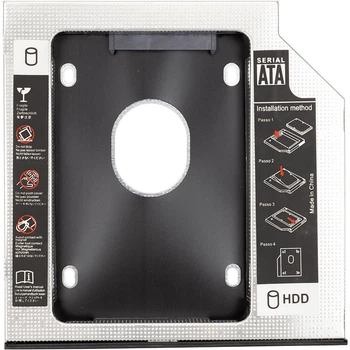 Карман-адаптер PowerPlant для подключения 2.5" HDD/SSD SATA 3.0 12.7 мм (HB390014)