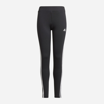 Dziecięce legginsy sportowe dla dziewczynki Adidas G 3S Tig GN1453 128 cm Czarne (4062065011038)