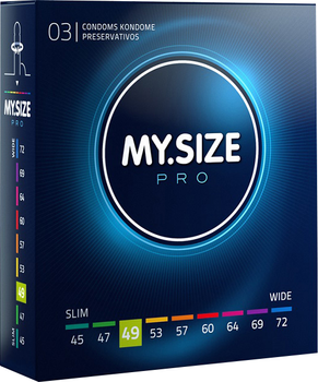 Prezerwatywy My.Size Pro Condoms 49 mm 3 szt (4025838403492)