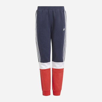 Młodzieżowe spodnie dresowe dla chłopca Adidas B Cb Fl C Pt GS8875 176 cm Granatowe (4064054499414)