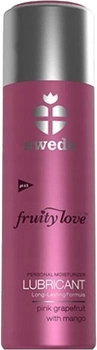 Інтимний гель Swede Fruity Love Lubricant зволожуючий Pink Grapefruit & Mango 50 мл (7350028784615)