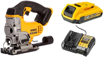 Набор Аккумуляторный лобзик DeWalt DCS331N 18 В XR + АКБ 2 Аh + зарядное устройство (DCS331N_DCB183_DCB1104)