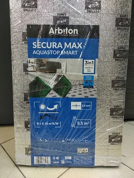 Подложка гармошка Arbiton Secura Aquastop Smart 5 мм с XPS 5.5 м2