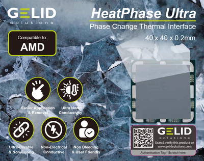 Термопаста Gelid HeatPhase Ultra for AMD CPU (PH-GC-01-A)