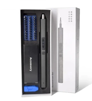 Электроотвертка c 30 насадками для работы с мелкими предметами Precision Electric Screwdriver Set