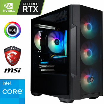 Игровой Компьютер MSI - Intel Core i5 12400F / GeForce RTX 4060 Ti 8ГБ / 32ГБ DDR4 / SSD 1TБ M.2 PCIe