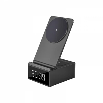 Док-станція 3в1 WiWU Wi-W011 Бездротовий зарядний пристрій Wireless Charger black