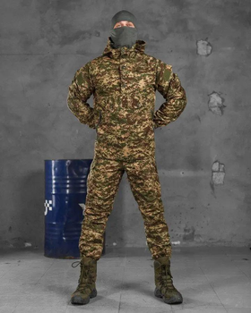 Весенний тактический костюм Хищник Горка 4 штаны+анорак XL пиксель (83958)
