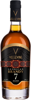 Бренди Vellevine 7 лет выдержки 0.5 л 40% (4860117333141)