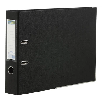 Папка-реєстратор А3 BuroMax Elite 7.5 см двосторонній чорний (BM.3003-01)