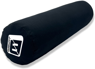 Чехол для валика массажного стола EasyFit BlackSide 60 см сумка для анатомической ортопедической подушки для дивана, медицинской кушетки, осанки и сна беременных EF-2121-BK (подушка для кушетки, ролик для стречингу, розтяжки) Бежевый (56003133)