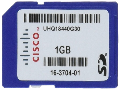 Карта пам'яті Cisco SD 1 GB Class 10 UHS-I (SD-IE-1GB)