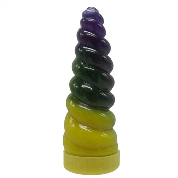Вязкая масса "Unicorn Slime" UNS-02-01U, густой лизун Yellow-Violet