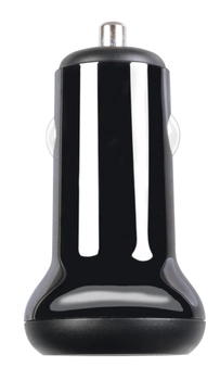 Ładowarka samochodowa Vivanco Super fast dual 24W USB Black (4008928623031)