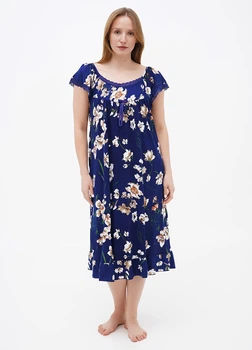 Ночная сорочка Saimeiqi 2XL синяя 1373
