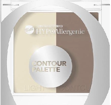 Палітра для контурування обличчя Bell HypoAllergenic Contour Palette гіпоалергенна 01 10 г (5902082518426)