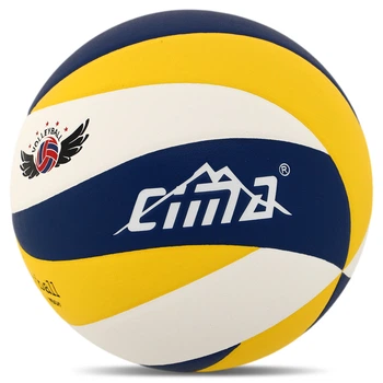 Мяч волейбольный CIMA FV5-71A №5 PU клееный Белый/Желтый/Синий