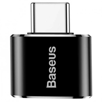 Переходник Baseus OTG USB A 2.0 to Type-C, черный (CATOTG-A01)