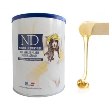 Воск плёночный с цитрусовыми для депиляции - Citrus peel-off wax Norma de Durville, 800 мл.