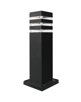 Вуличний світильник Goldlux 316172 Teksas E27 1x12W IP44 GR (046847)