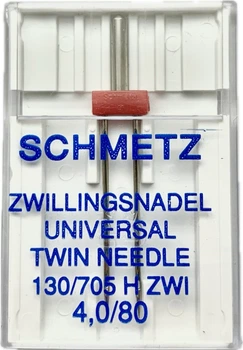 Игла двойная универсальная Schmetz №4,0/80