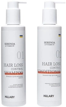 Набор по уходу за волосами Hillary Serenoa & РР Hair Loss Control против выпадения волос (2314989641962)