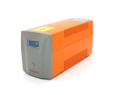ДБЖ MAKELSAN Lion1200VA (720W) Standby-L, LCD, 170-280VAC, AVR 1st, 3xSCHUKO socket, 1x12V9Ah, Plastic Case ( 150 х 353 х 162 )