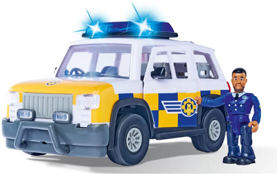 Samochód policyjny Simba Fireman Sam z figurką i akcesoriami (4006592081980)