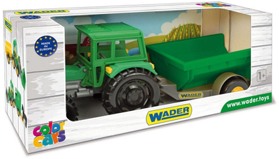 Трактор Wader Color Cars Farmer з причепом (5900694350229)