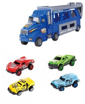 Набір транспортних засобів Madej Вантажівка з металевими машинками (5903631426438)