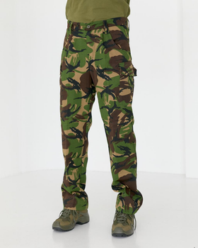 Брюки мужские камуфляж Британка с усиленными коленями, брюки полевые камуфляжные хлопковые 54