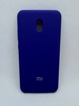 Чехол Silicone Cover для Xiaomi Redmi 8A Фиолетово-синий