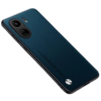 Кожаный чехол - накладка CODE Tactile Experience для Xiaomi Redmi 13C / Poco C65 green