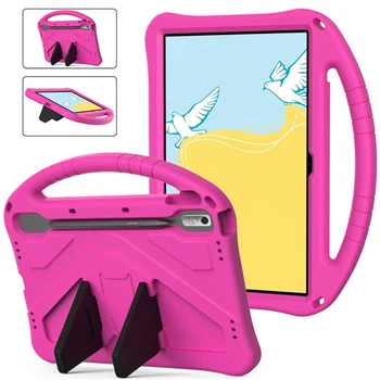 Чохол-накладка Kids with Stand для Lenovo Tab P11 Gen 2 з ручкою pink