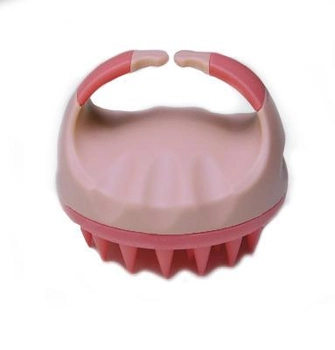 Щітка-масажер для голови, кругла, рожевий (джеральдін) CS039MG