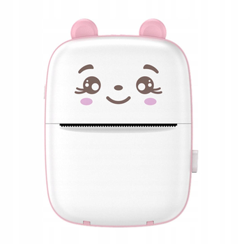 Портативний термопринтер дитячий BT Mini Printer Pink