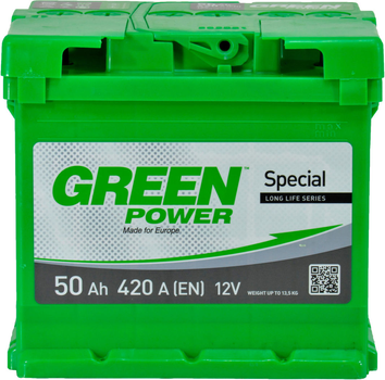 АКБ 50-А/Ч (Green Power) (L+) 420А