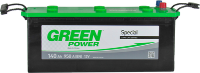 АКБ 140-А/Ч (Green Power) (L+) 950A
