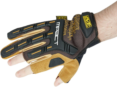 Рукавички тактичні Mechanix M-Pact Framer Leather M ц:brown