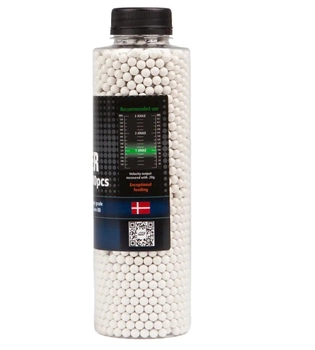 Кульки страйкбольні ASG Q Blaster 0.20 гр., 3300 шт white (6 мм)