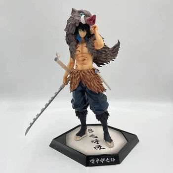 Аніме фігурка Demon Slayer Клинок розсікаючий демонів Hashibira Inosuke, Іноске, 30 см (BDD 0039)