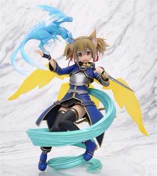 Аніме фігурка Sword Art Online, Майстри меча онлайн Silica Сіліка, 17 см (SAO 0007)