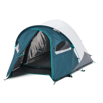 Туристическая Палатка QUECHUA Комната 130 х 210 см Тамбур 100см (Двухместная) 100 FRESH&BLACK Водонепроницаемая