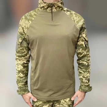 Армейская Кофта Убакс, Украинский пиксель, размер L, со вставками под локти, Wolftrap, тактическая рубашка