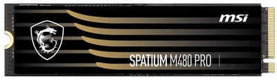 SSD диск MSI Spatium M480 Pro 1TB NVMe M.2 2280 PCIe 4.0 x4 3D NAND TLC (S78-440L1G0-P83)