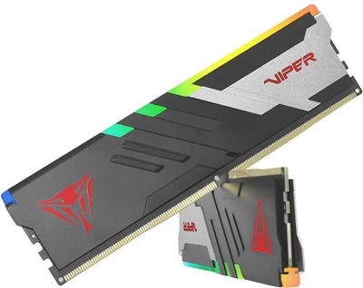 Pamięć Patriot DDR5-6400 32768MB PC5-51200 (Kit of 2x16384) Viper Venom RGB (PVVR532G640C32K)